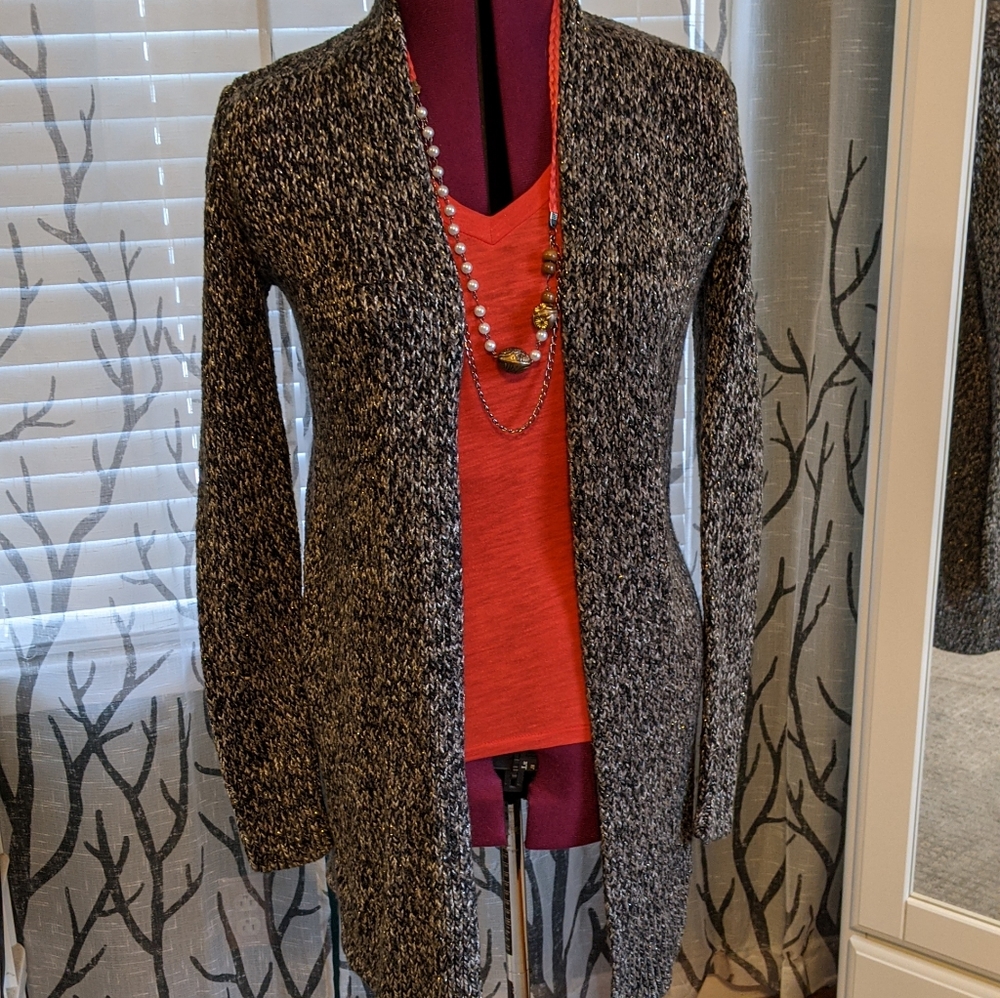 Apt. 9 long cardigan sweater size small s